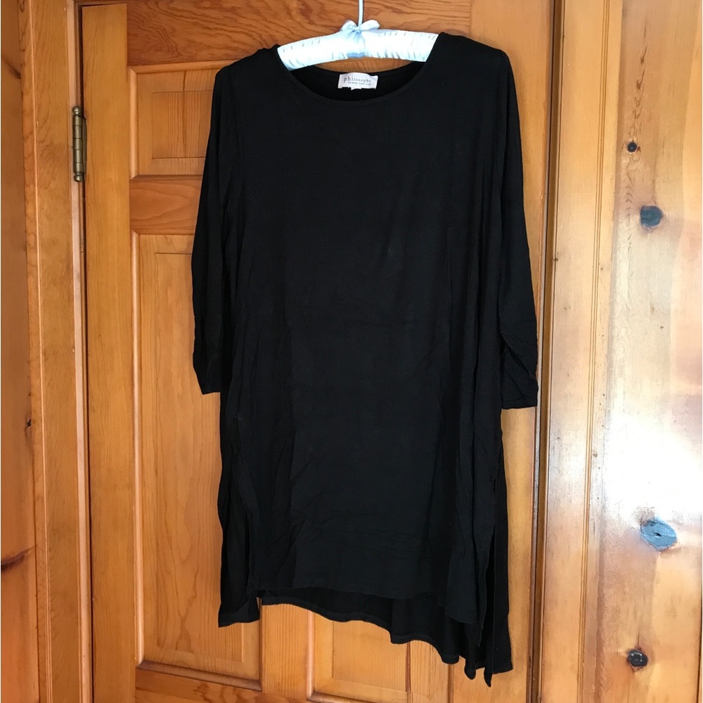 Philosophy Black Minidress Size 1X
